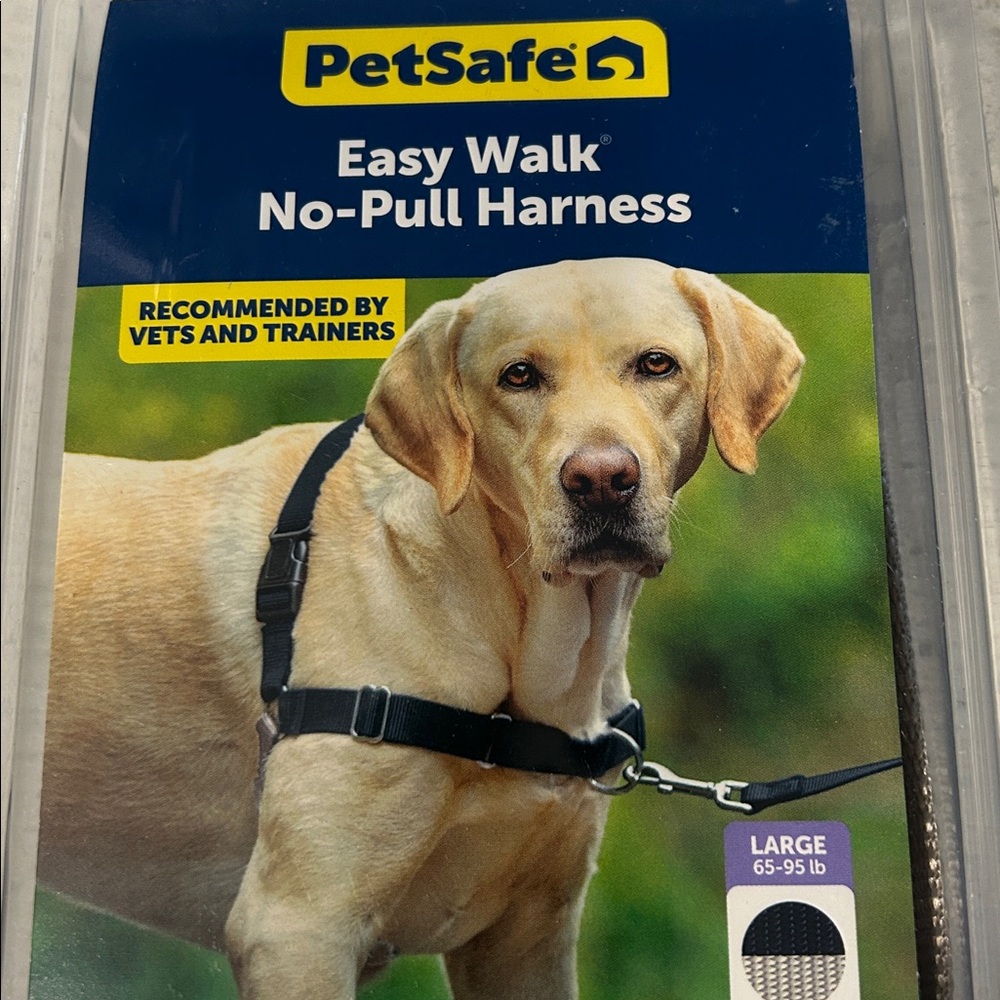 PetSafe Easy Walk No-Pull Harness LARGE sz NEW